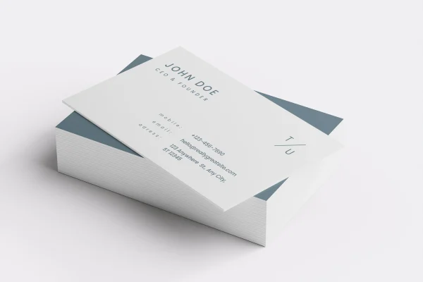 Minimalist Business Card Mockup